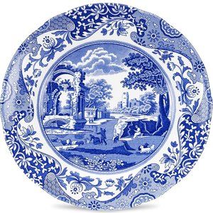Spode Blue Italian Soup Bowls | Set of 4 | 9-Inch | Soup, Pasta
